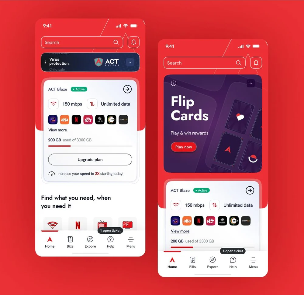 ACT Fibernet design preview