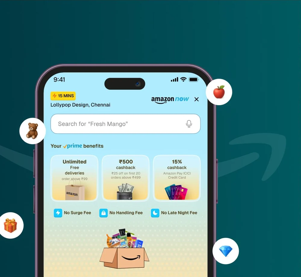 Amazon Now design preview